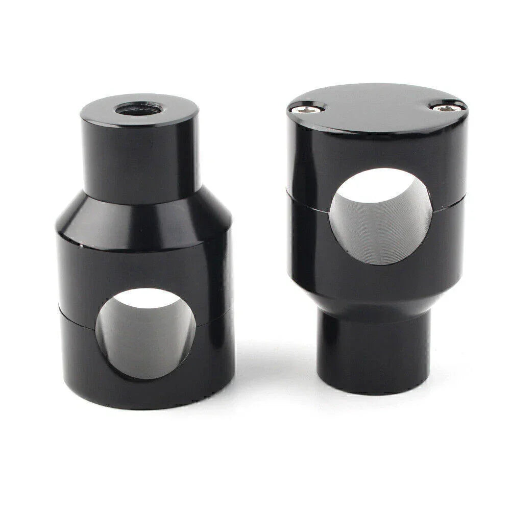 1" Handlebar Mount Adapter Risers for Honda Harley Motorcycle