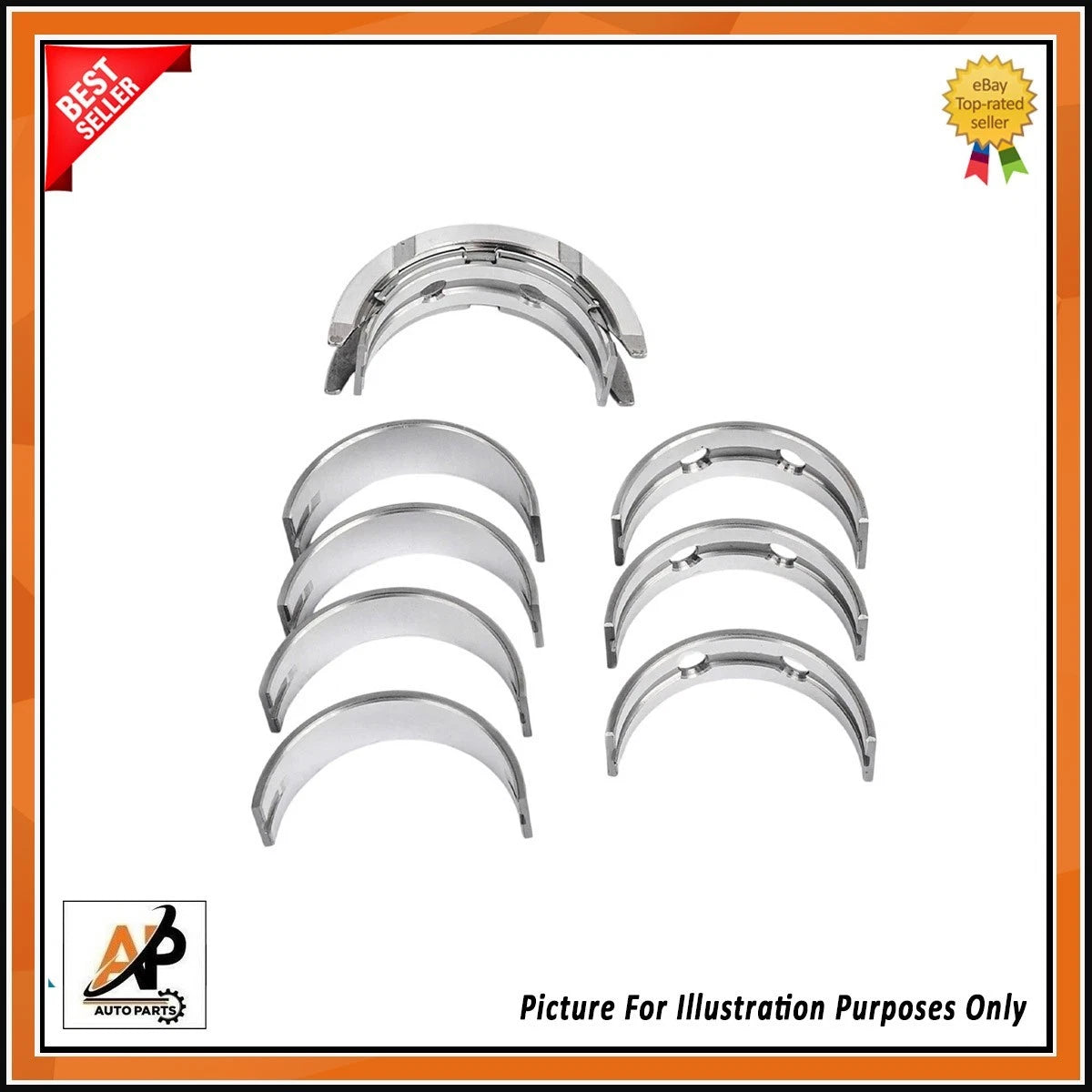 Engine Bearings Set Main and Big End Replacement for Ford 1.0 EcoBoost (2010–2020)