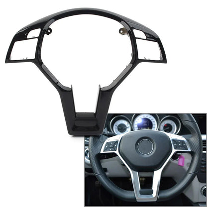 Steering Wheel Trim Cover for Mercedes Benz CLA SLK E C GLA-Class C117 Black