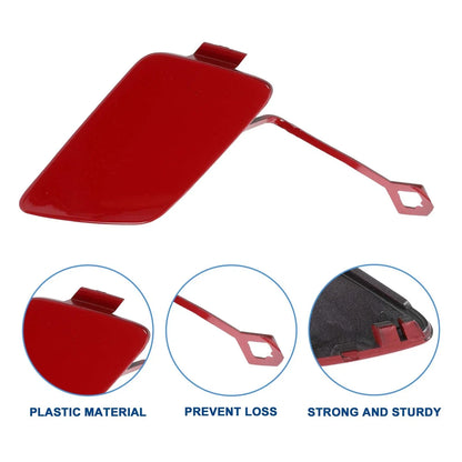 Front Bumper Tow Hook Cover for Mercedes-Benz SLK W172 (2004-2011) Bright Red