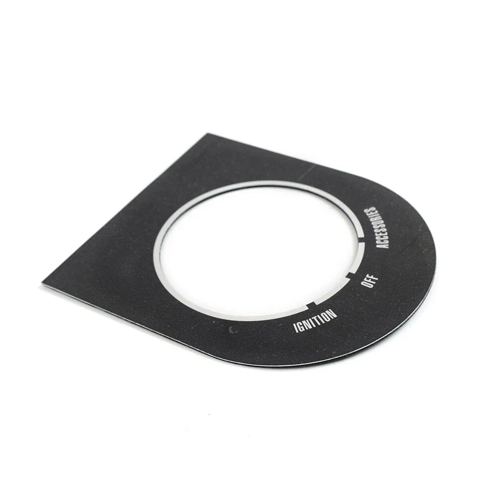 Dash Cover Switch Nameplate for Harley Dyna FXDWG, Softail FXST FLST (93-17)