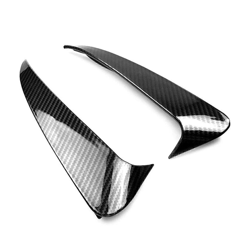 Carbon Rear Bumper Spoiler Canard Air Vent for Mercedes Benz C Class Coupe (2015-2021)