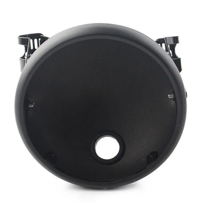 7" LED Headlight Shell w/ Bracket for Harley Motorcycle Matte Black