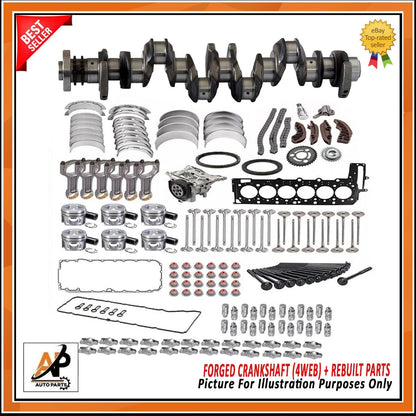 Crankshaft Rebuild Kit for BMW X4 X5 X6 3.0L Diesel N57 (2010–2018)