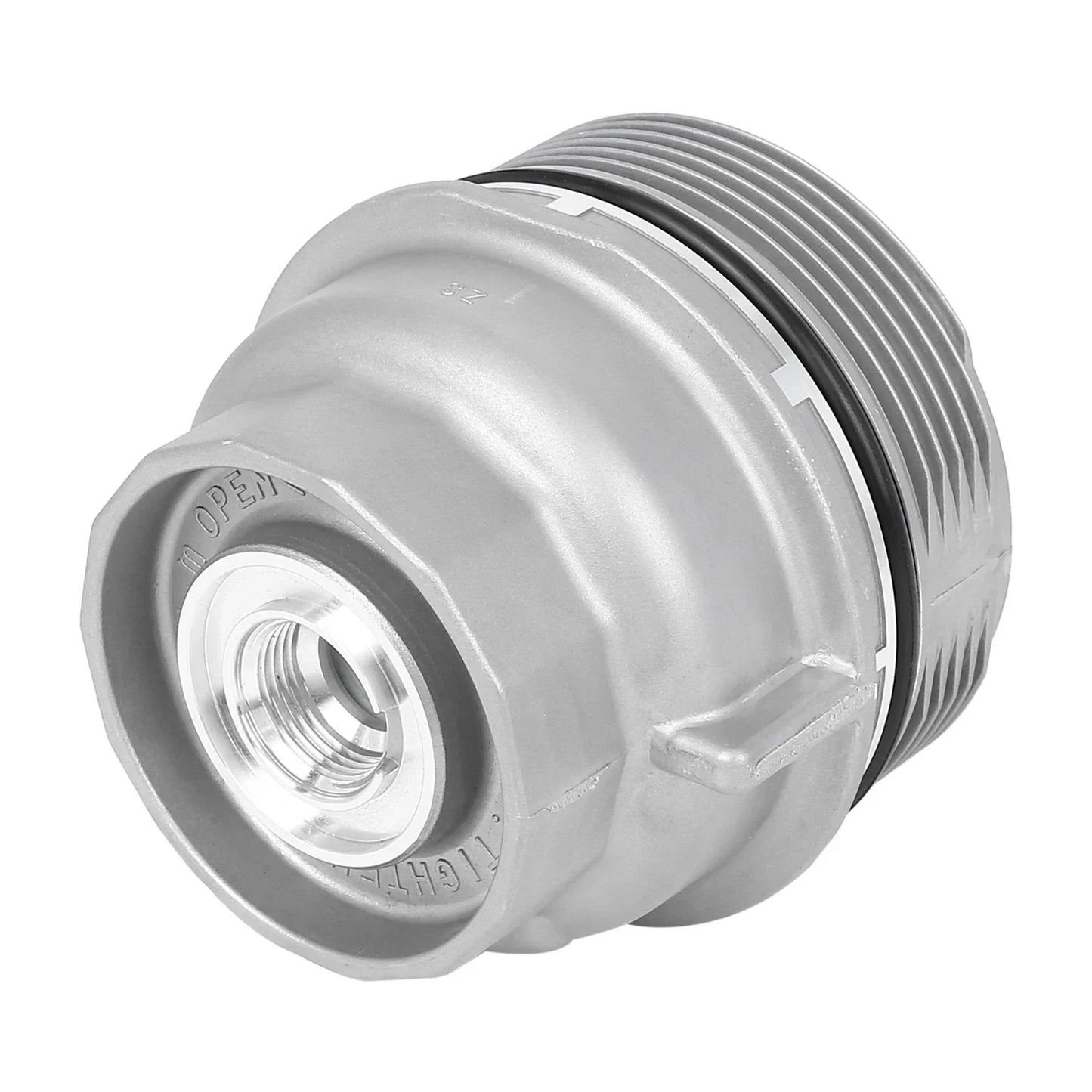 Silver Tone Oil Filter Cap Cover for Lexus Toyota (2000-2023)