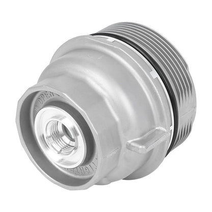 Silver Tone Oil Filter Cap Cover for Lexus Toyota (2000-2023)