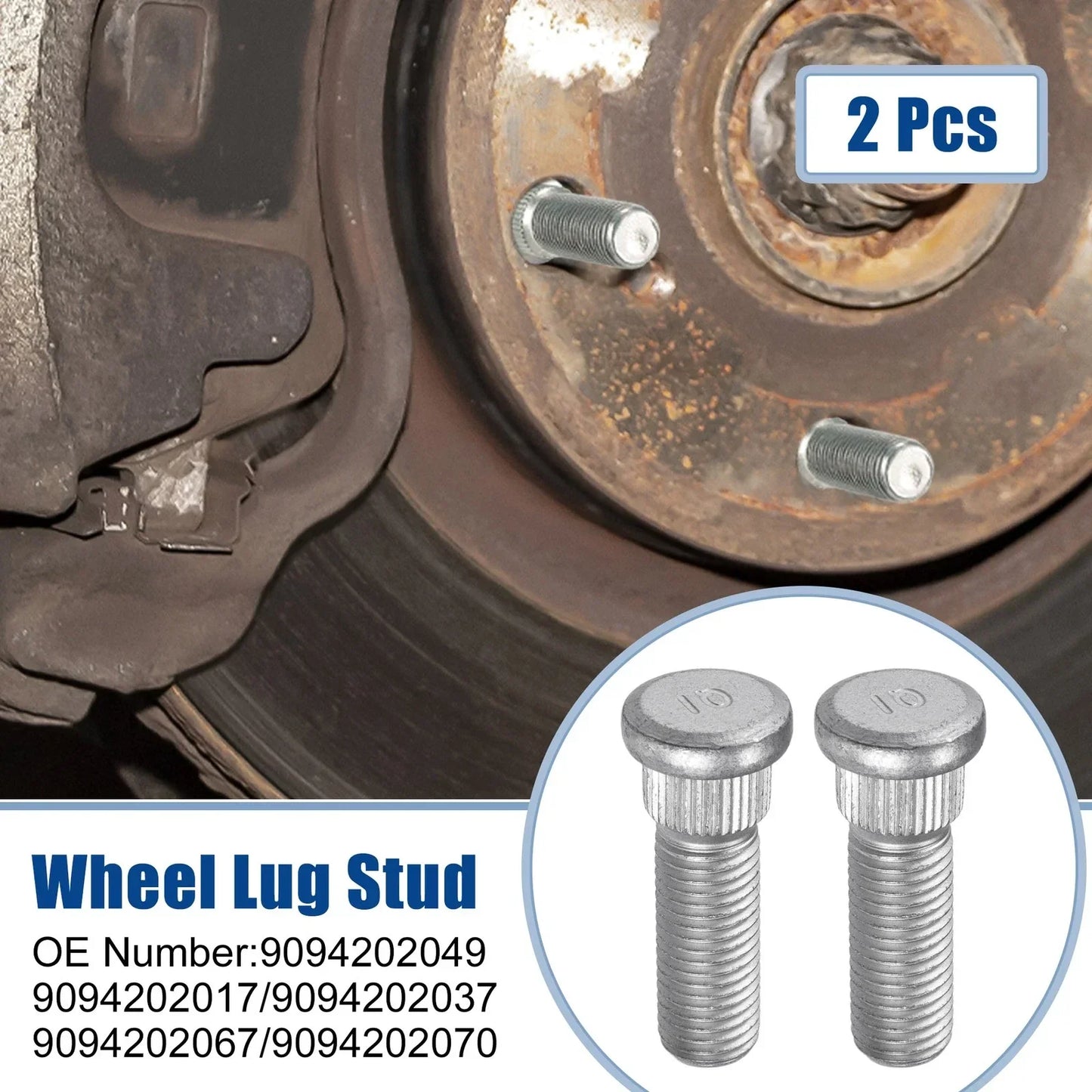2 x M12x1.5 Wheel Lug Studs for LEXUS ES350 (2007-2012)