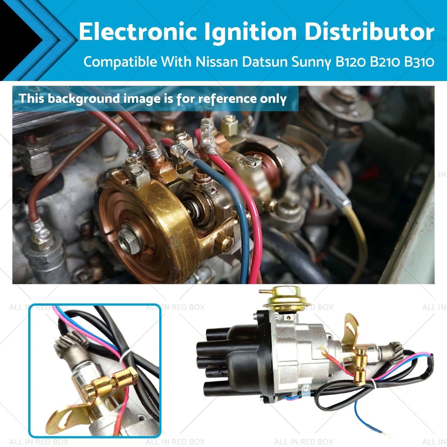 Electronic Distributor for Nissan Cherry E10, Datsun 120A, Vanette C120