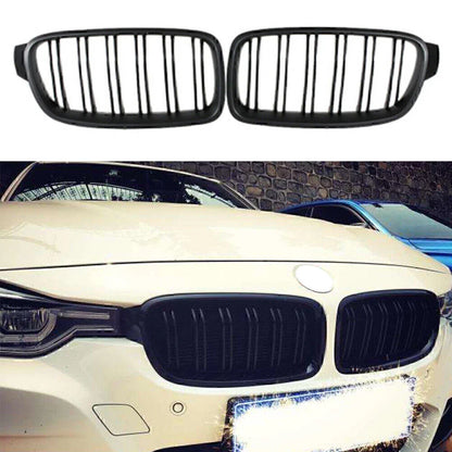 Black Front Grille for BMW F30 F31 F35 3-Series (2012-2014)