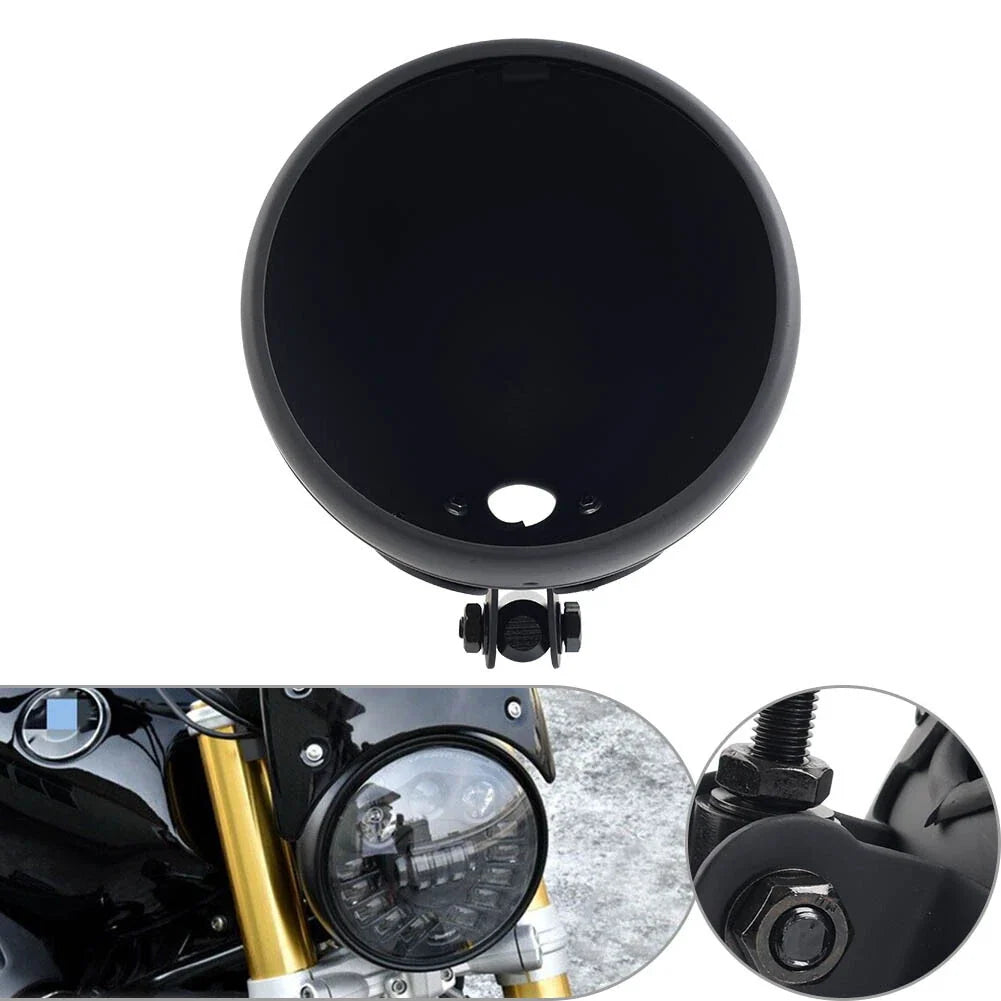 7" Motorcycle Headlight Housing Cover for Harley