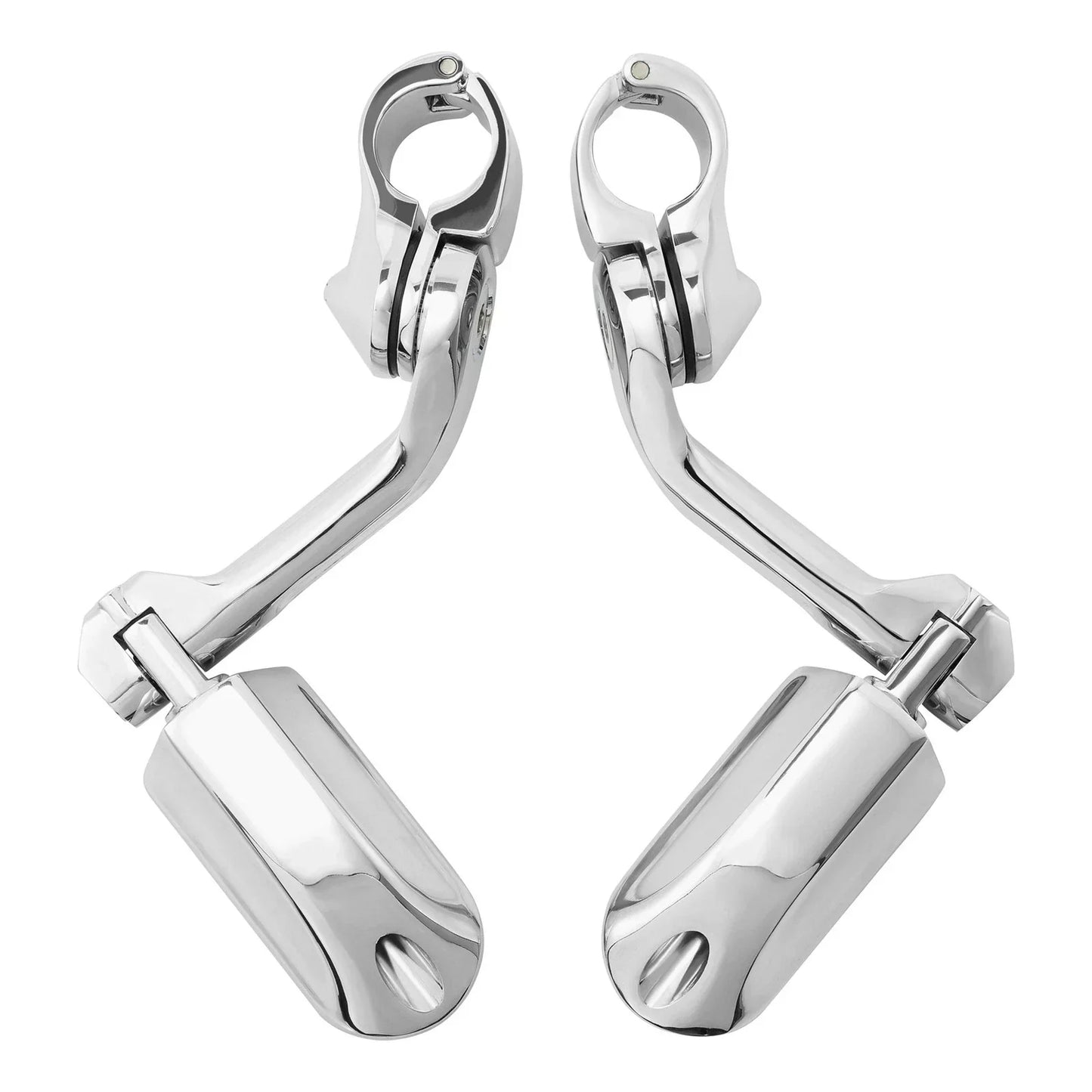 1 1/4" Long Angled Foot Pegs for Harley