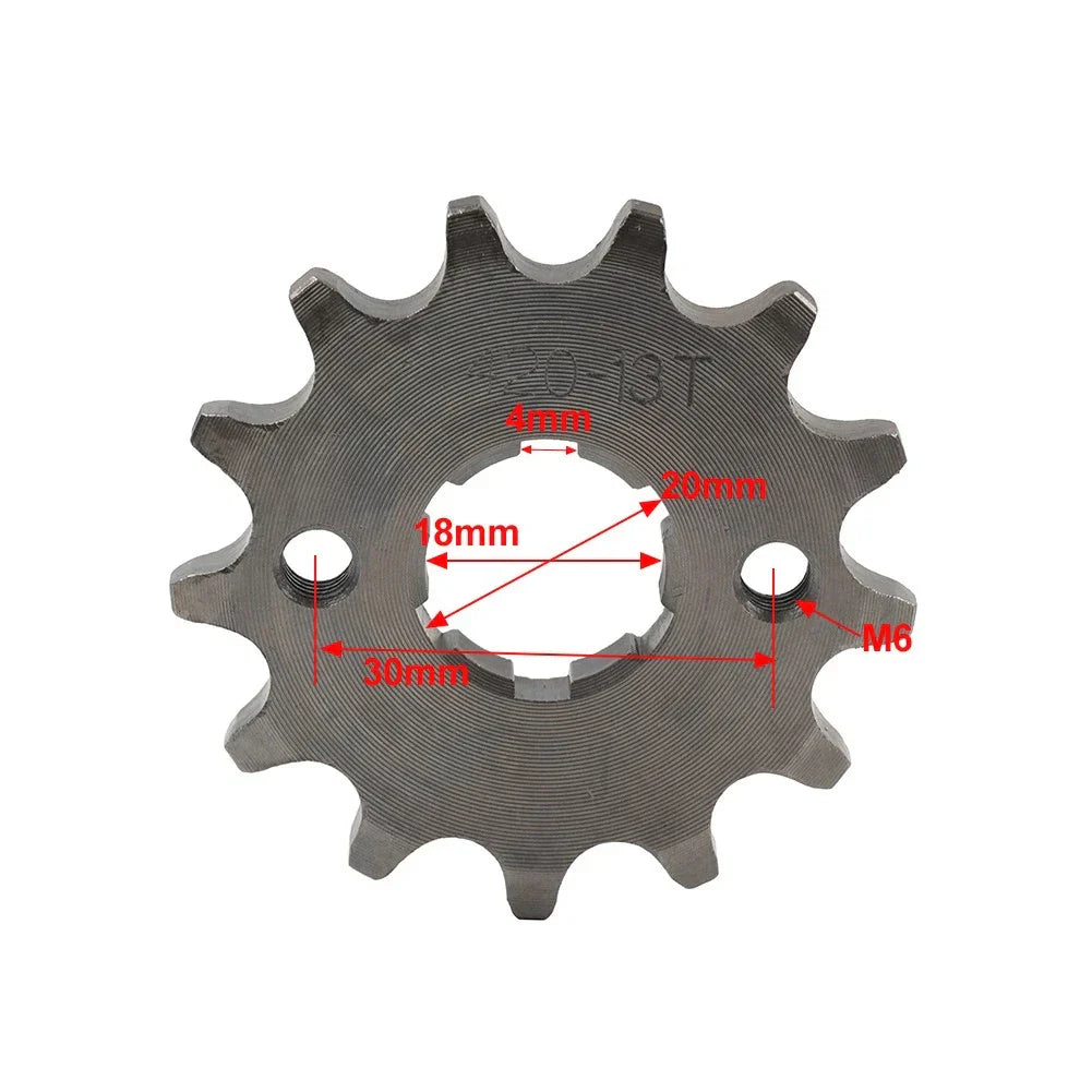 20mm 12T Front Sprocket for ATV Pit Bike 110cc 125cc 140cc