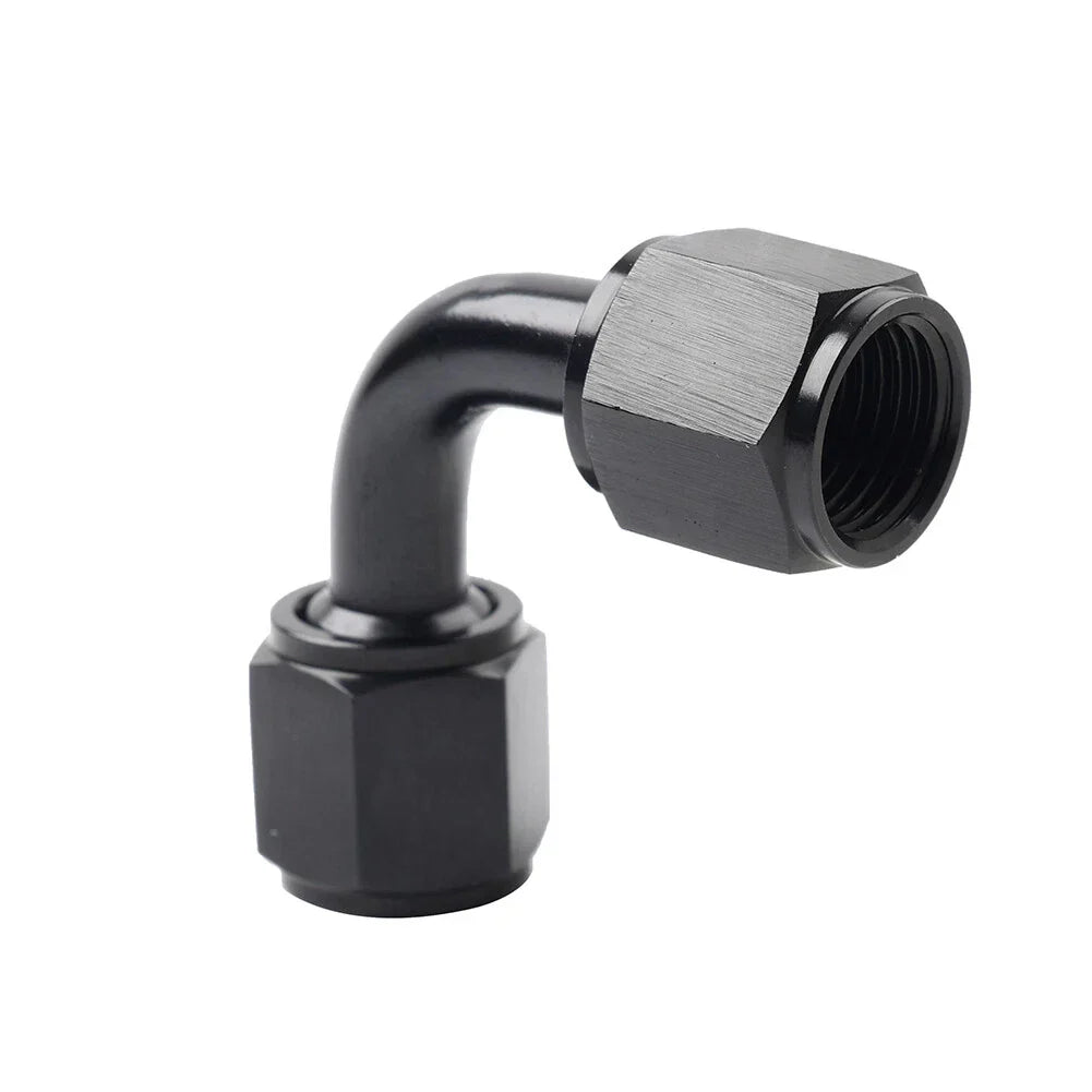6AN Female to Female 90�� Swivel Coupler Fitting Adapter Connector