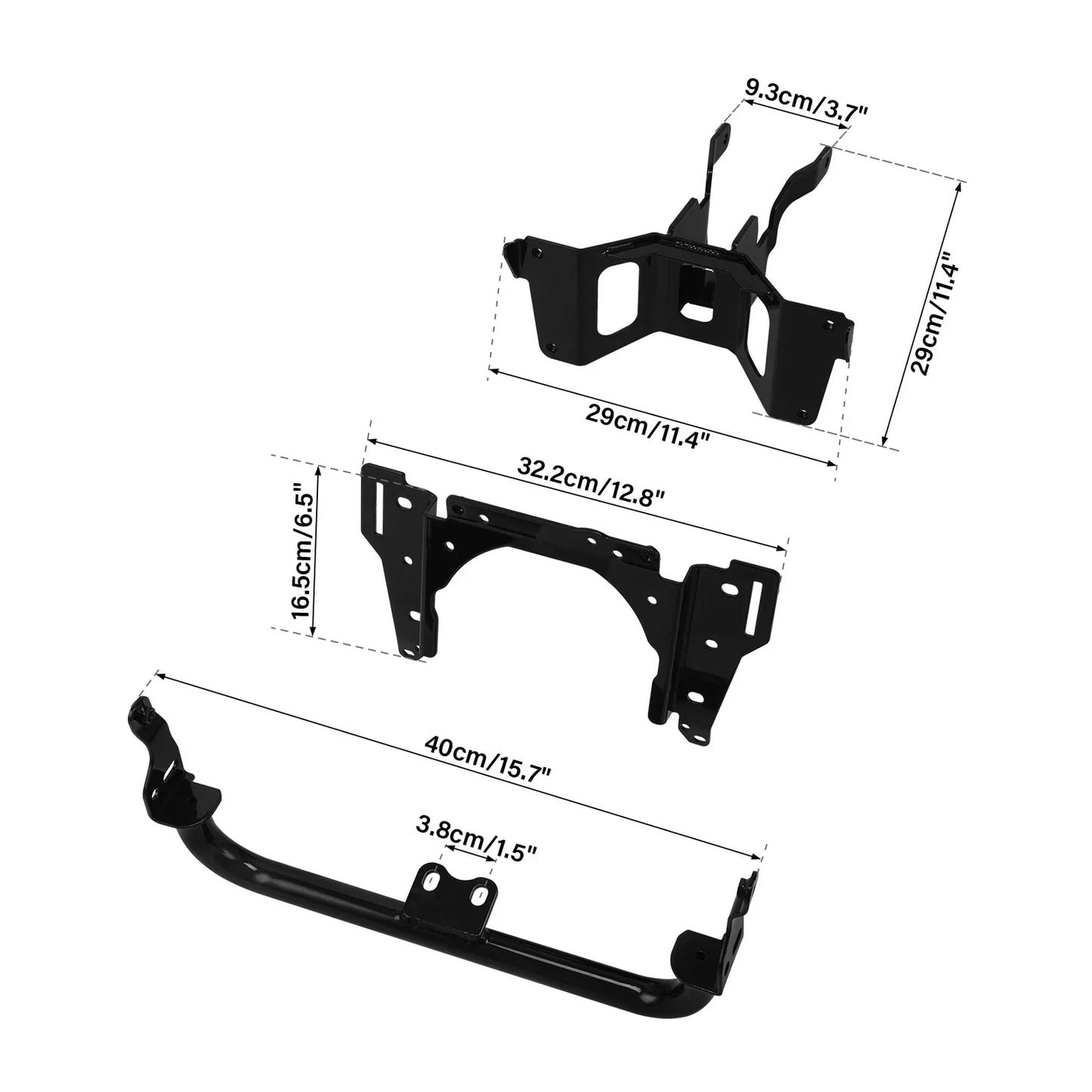 Headlight Fairings Windshield Bracket for Harley Street Bob Low Rider (18-25)