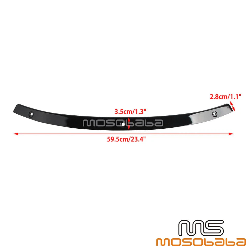 Chrome Front Fairing Windshield Trim for Harley Touring Street Glide (2014-2023)