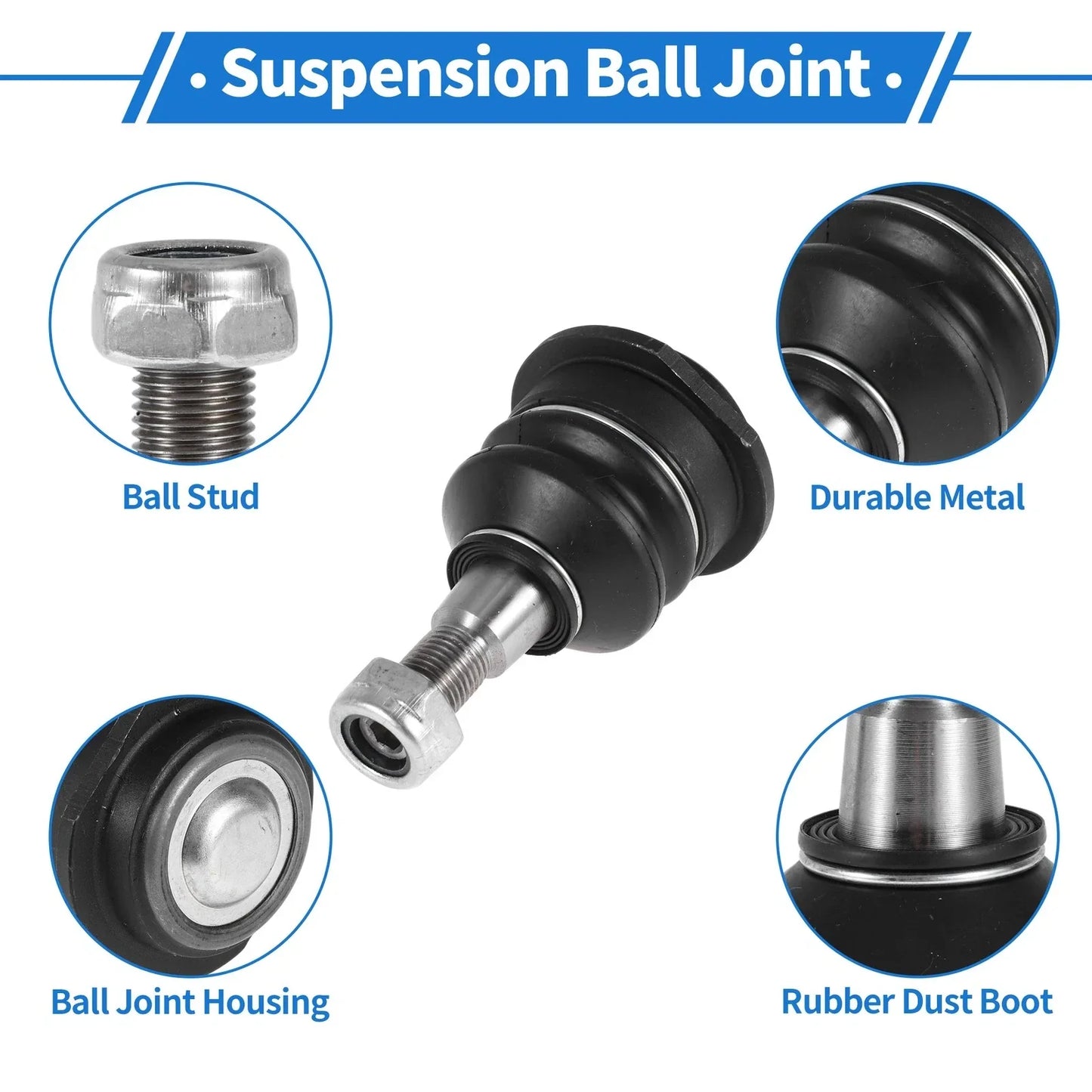 2 x Front Upper Ball Joints for Dodge Durango (2011-2015)