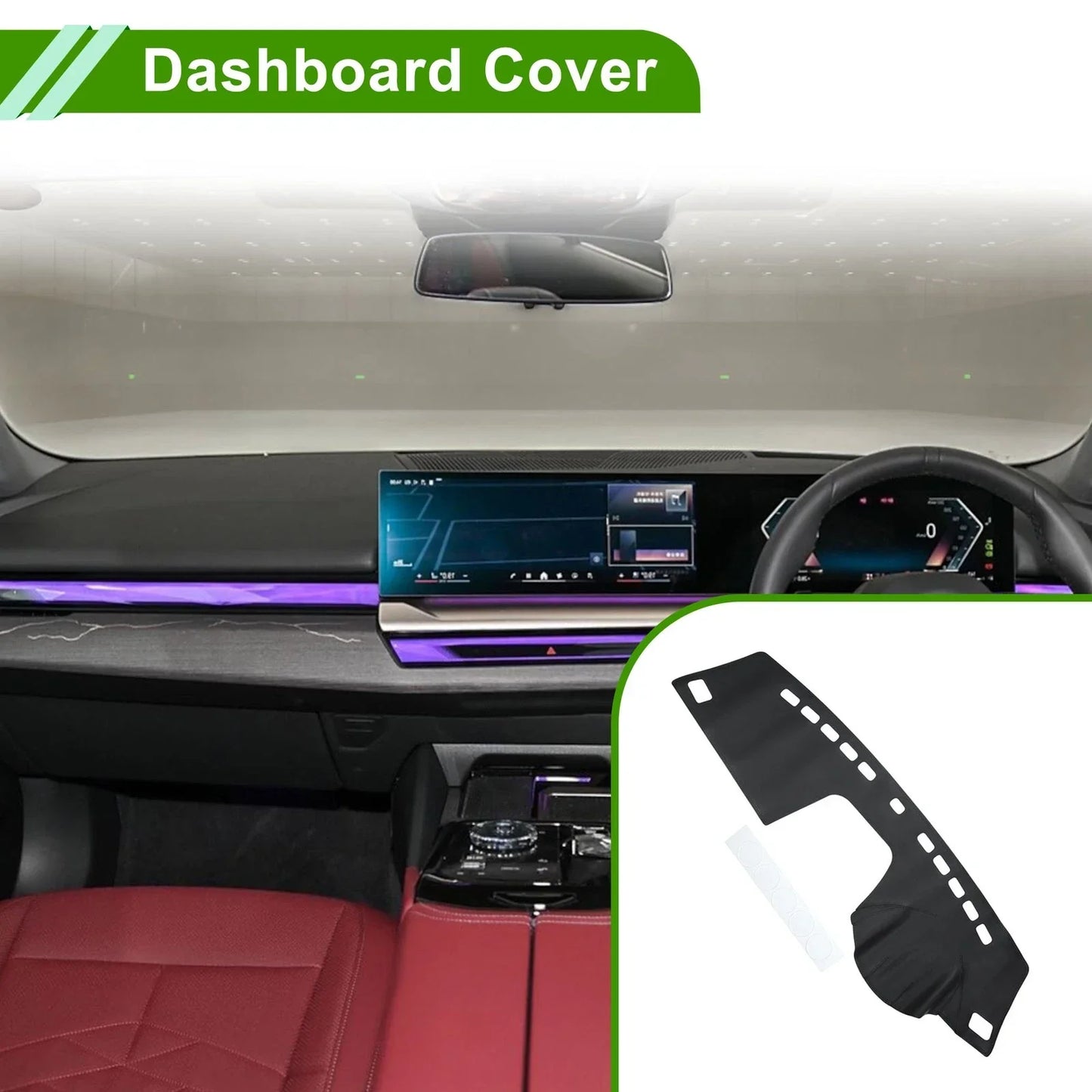 Dashboard Cover for BMW X3 (2006-2010) Dash Mat Carpet Black
