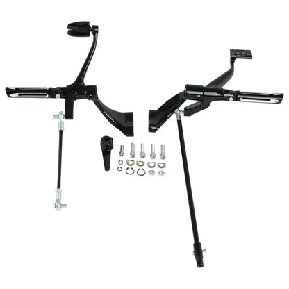 Black Forward Control Pegs for Harley Sportster XL (2004-2013)