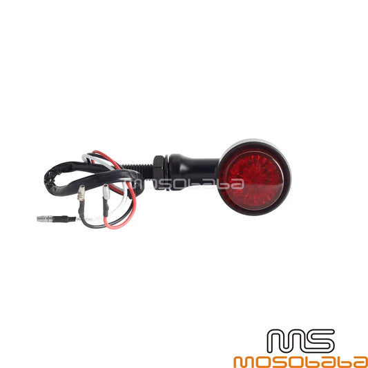 10mm Black Bullet LED Turn Signal Lights for Universal Fit