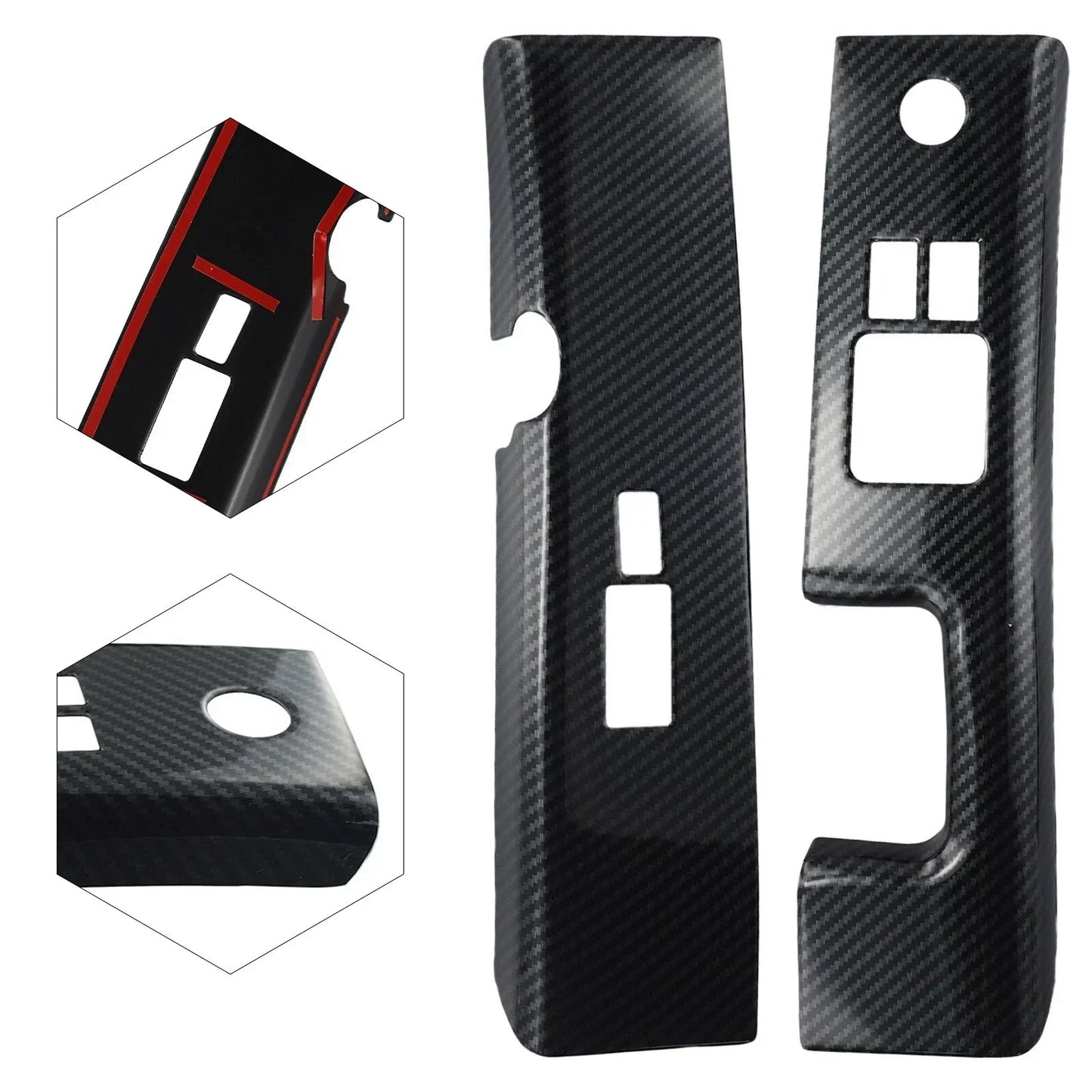 Carbon Fiber Glass Switch Cover for Nissan 350Z (2006–2008)