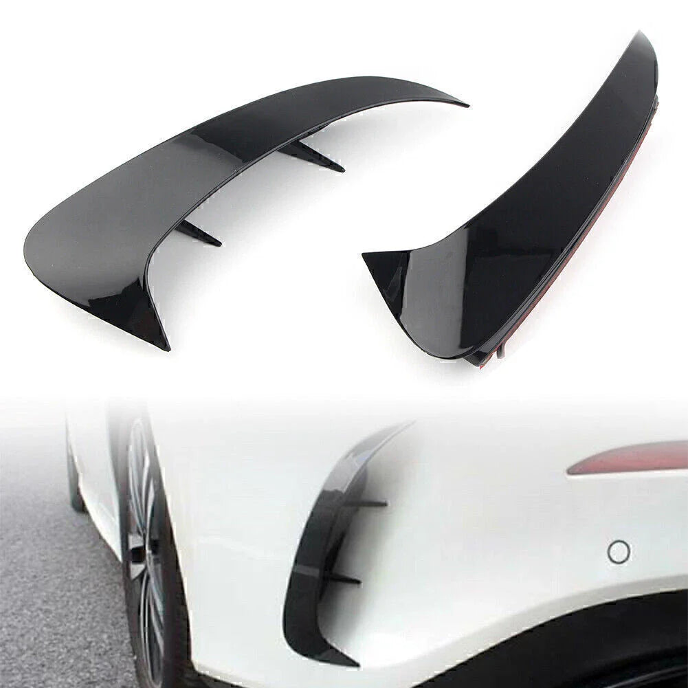 Rear Bumper Fins Canards Splitters for Mercedes Benz A Class W177 (2019-UP)