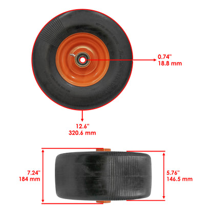 52 Inch Solid Wheel Airless Heavy Duty for Bad Boy CZT (2010–2015)