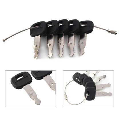 10 x Ignition Keys for Kubota Mini Excavator (No Year Specified)