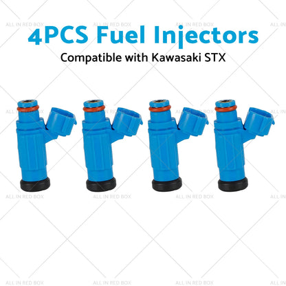 4 x Fuel Injectors for Kawasaki STX 12F, STX 15F (2003-2016)