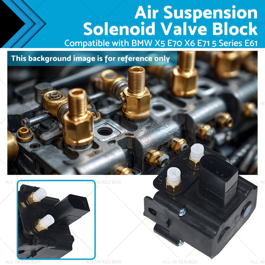 Air Suspension Solenoid Valve Block for BMW X5 E70, X6 E71, 5 Series E61 (2007-2013)