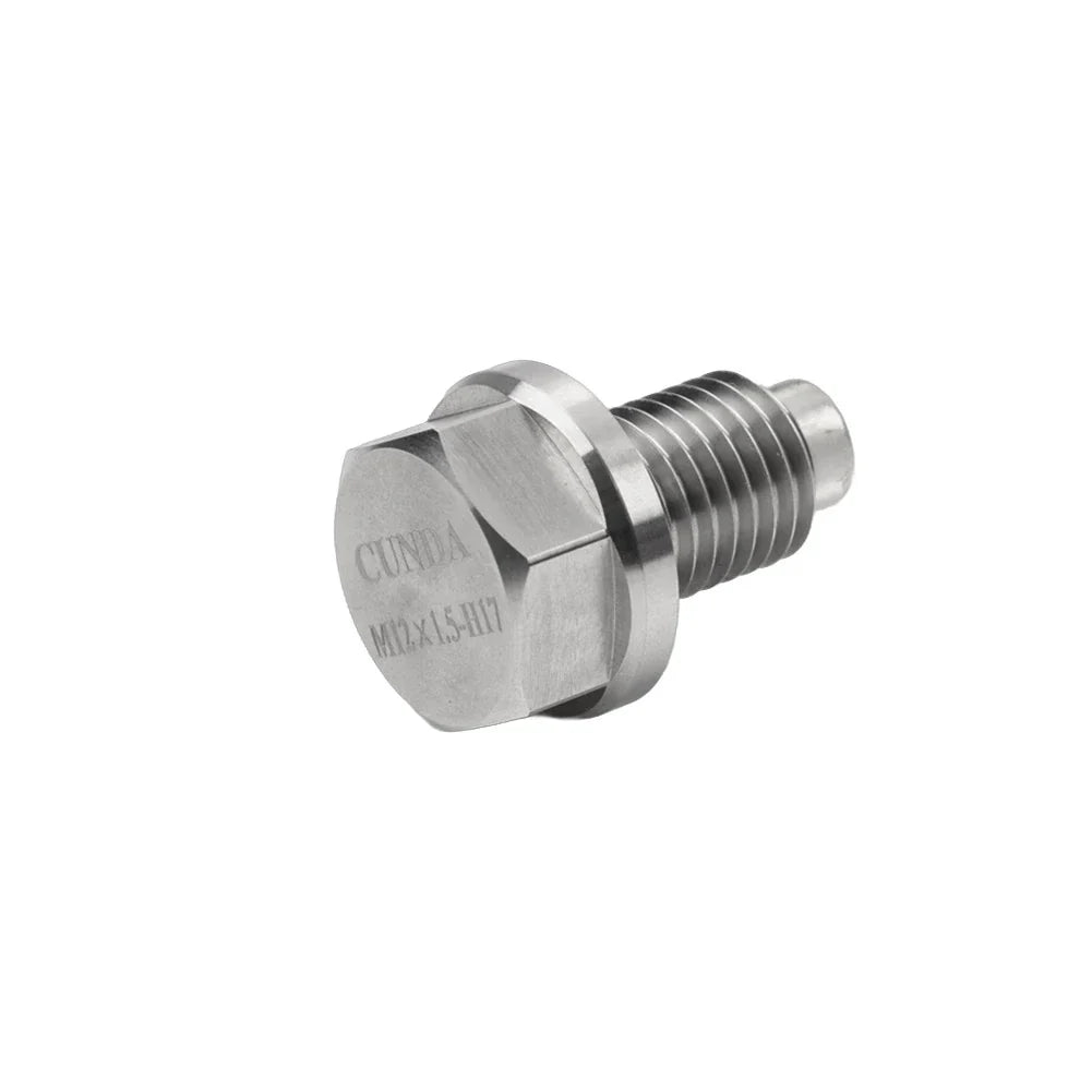M12x1.5mm Magnetic Oil Pan Drain Plug Bolt & Washer for BMW Benz