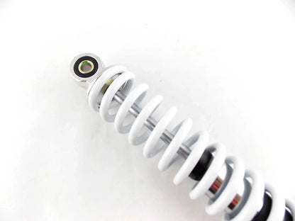400mm White/Chrome Rear Shock Absorbers for Suzuki DR500S