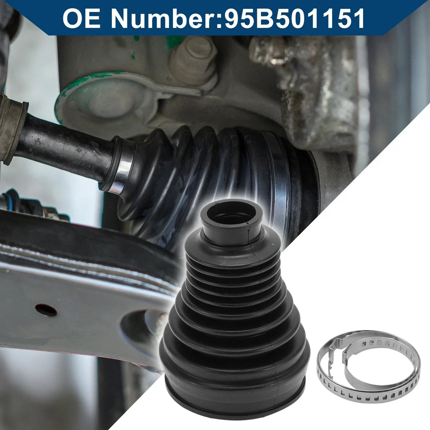 Inner CV Joint Boot Kit for Porsche Macan 2015-2022 (2 x Clamps)