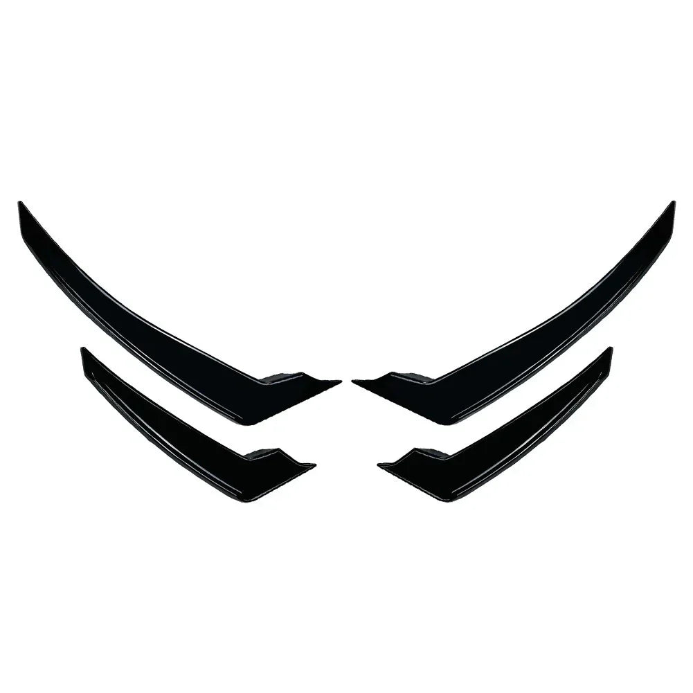 Glossy Black Front Bumper Side Air Vent Trim for Alfa Romeo Stelvio (2017-2025)
