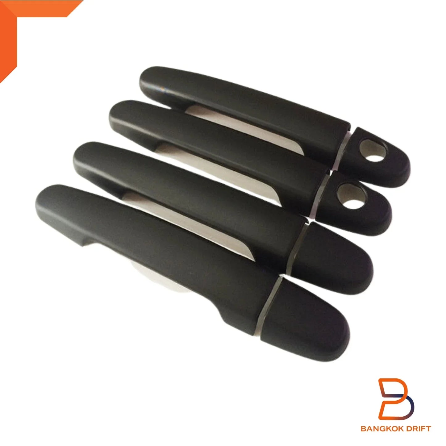 Matte Black 4 Door Handle Cover Trim for Toyota Hilux Vigo Fortuner Yaris (05-15)