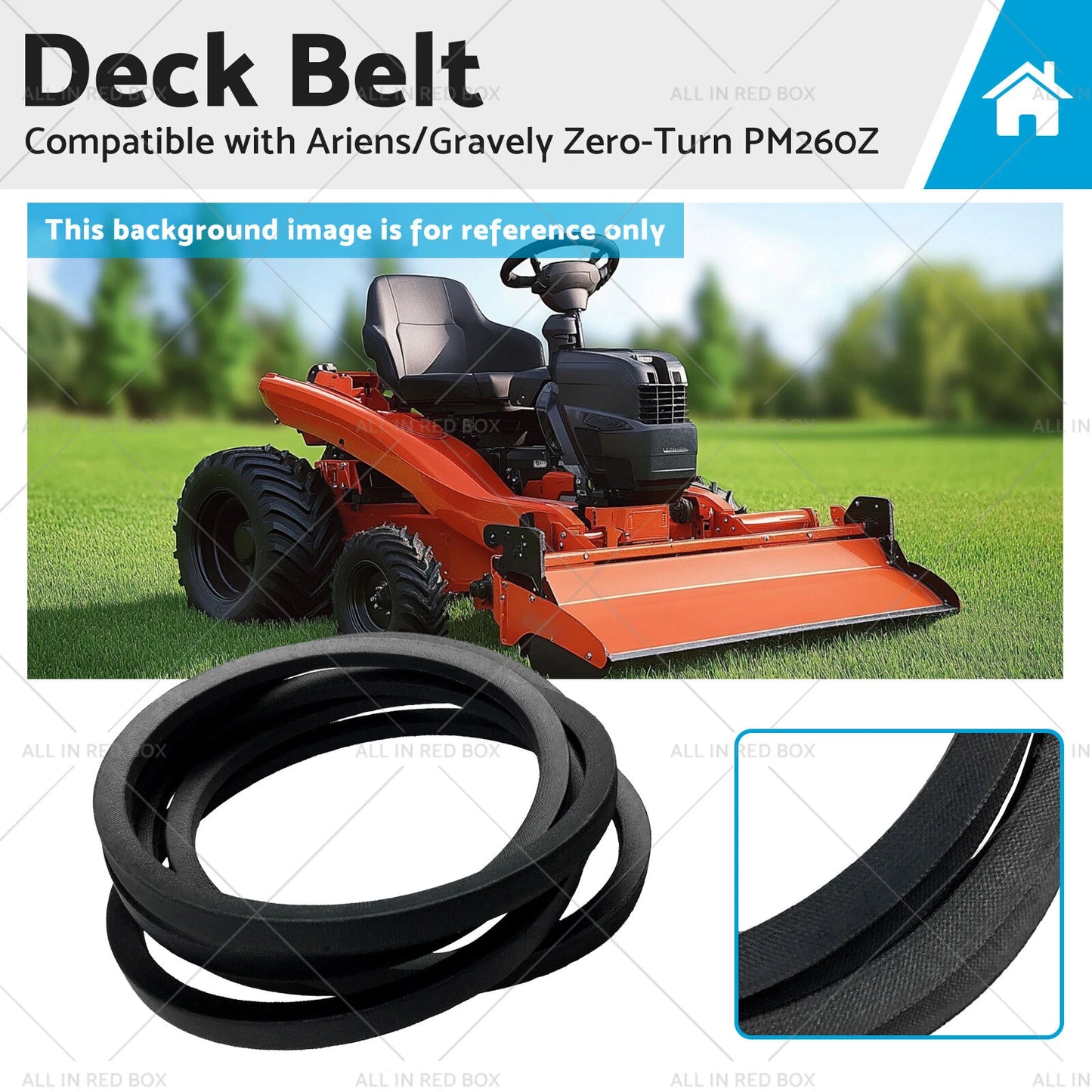 Deck Belt for Ariens Gravely Zero-Turn Mowers