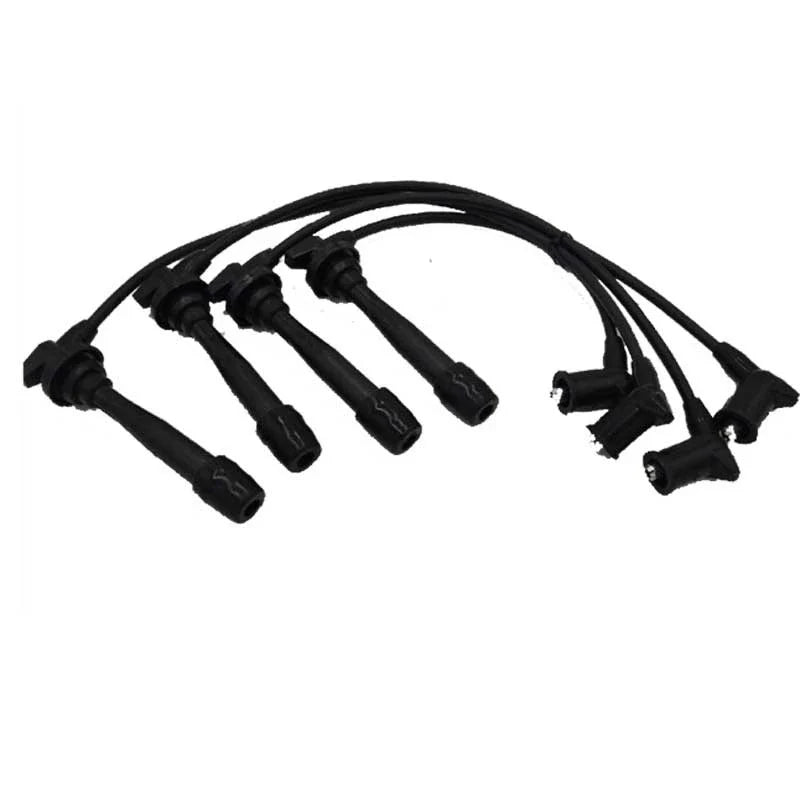 Spark Plugs & Ignition Lead Set for Kia Rio JB 1.4L Hatchback (2006-2011)