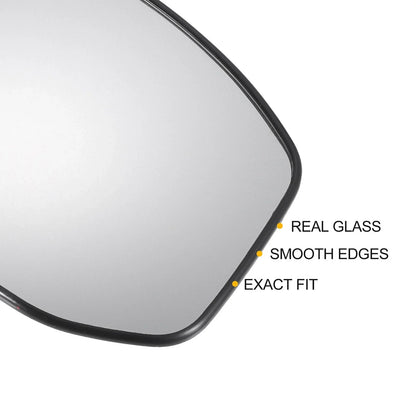 White Mirror Glass w/ Back Non-heated for Honda