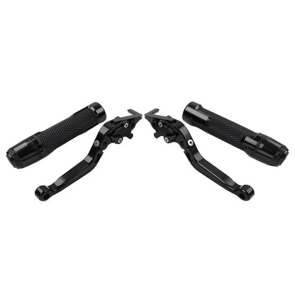 Folding Extendable Brake Clutch Levers & Handlebar Grips for BMW R1200GS (2004-2012)