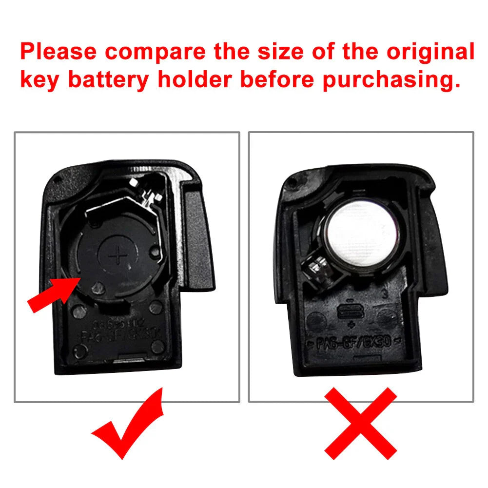 Remote Key Fob Case Shell Blade for Audi A2 A3 A4 A6 A8 TT