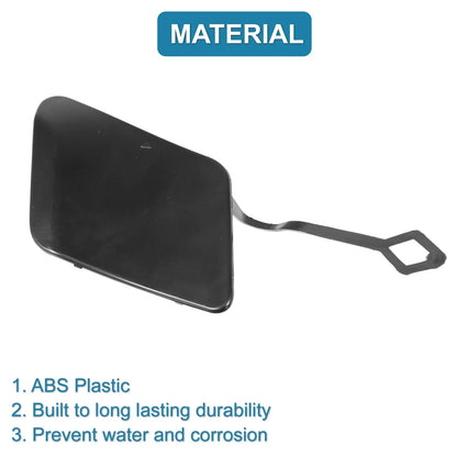 Front Bumper Tow Hook Cover for Mercedes-Benz C250 (2012-2014) Black
