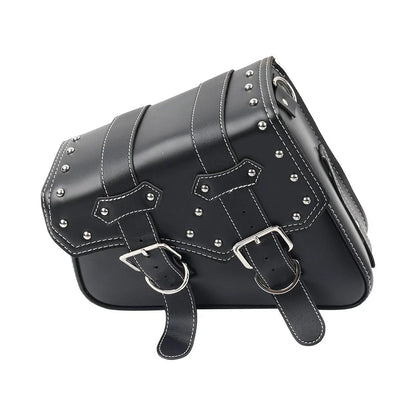 Universal Motorcycle Saddle Bag Luggage Tool Bag Left Side Black