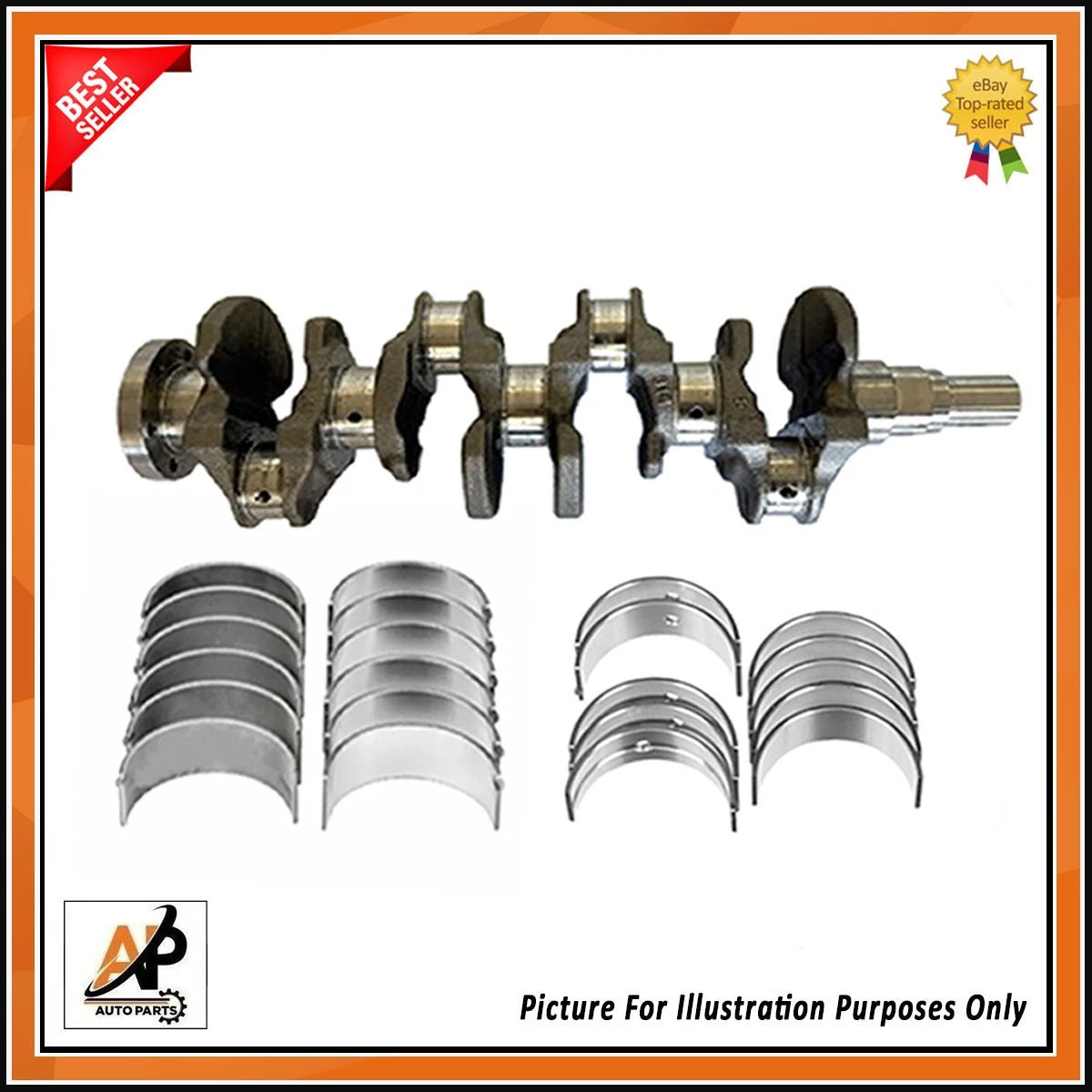 Crankshaft with Engine Rebuild Kit for Peugeot 1.5D BlueHDi (2014–2021)