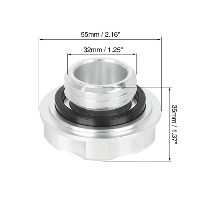 Aluminum Alloy Oil Filler Cap Cover for Honda Civic EK EG (1996-2000)