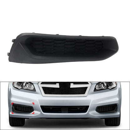 Black Front Bumper Fog Light Bezel Cover for Subaru Legacy (2013-2014)