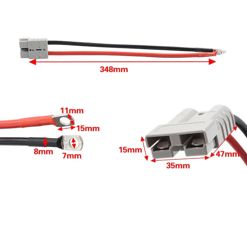 7AWG Battery Quick Connector Kit for Cars, Tractors, Motors