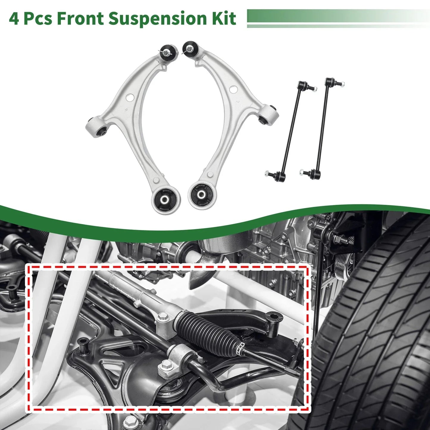 4 x Front Stabilizer Bar Links for Honda Odyssey (2005-2010)