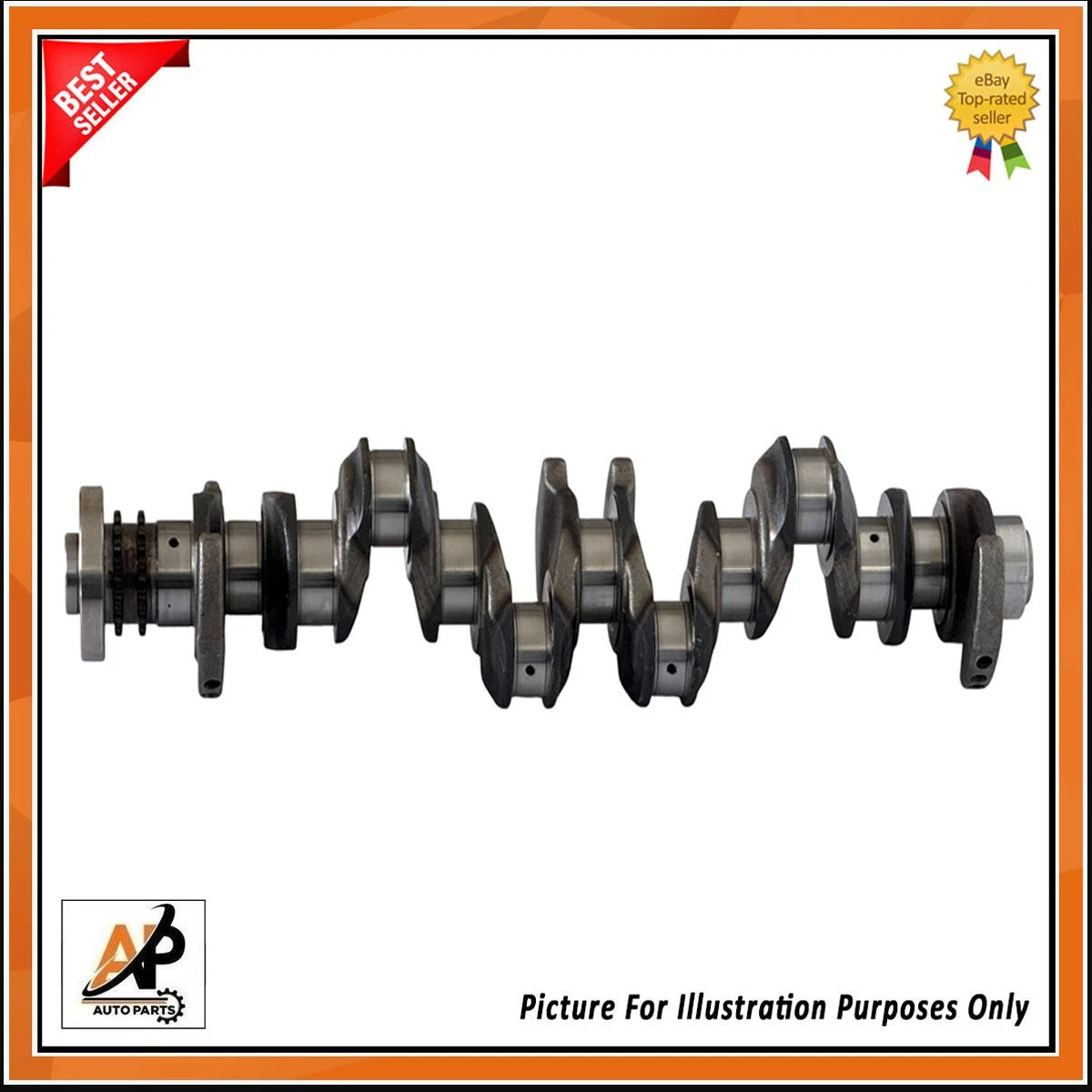 Crankshaft with Engine Rebuild Kit Replacement for BMW N57D30 (2010–2020)
