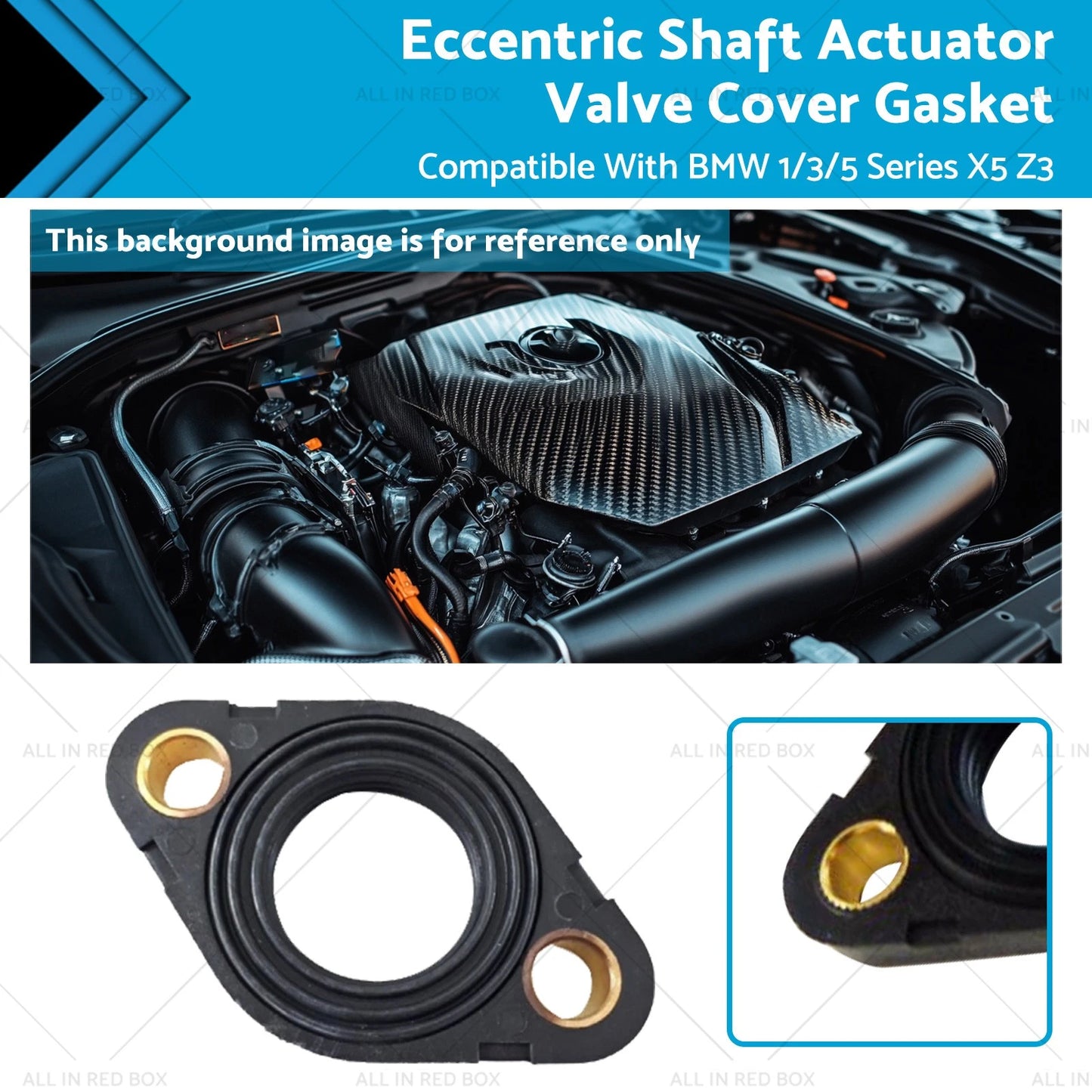 Eccentric Shaft Actuator Valve Cover Gasket for BMW 1/3/5 Series X5 Z3 (1998-2013)