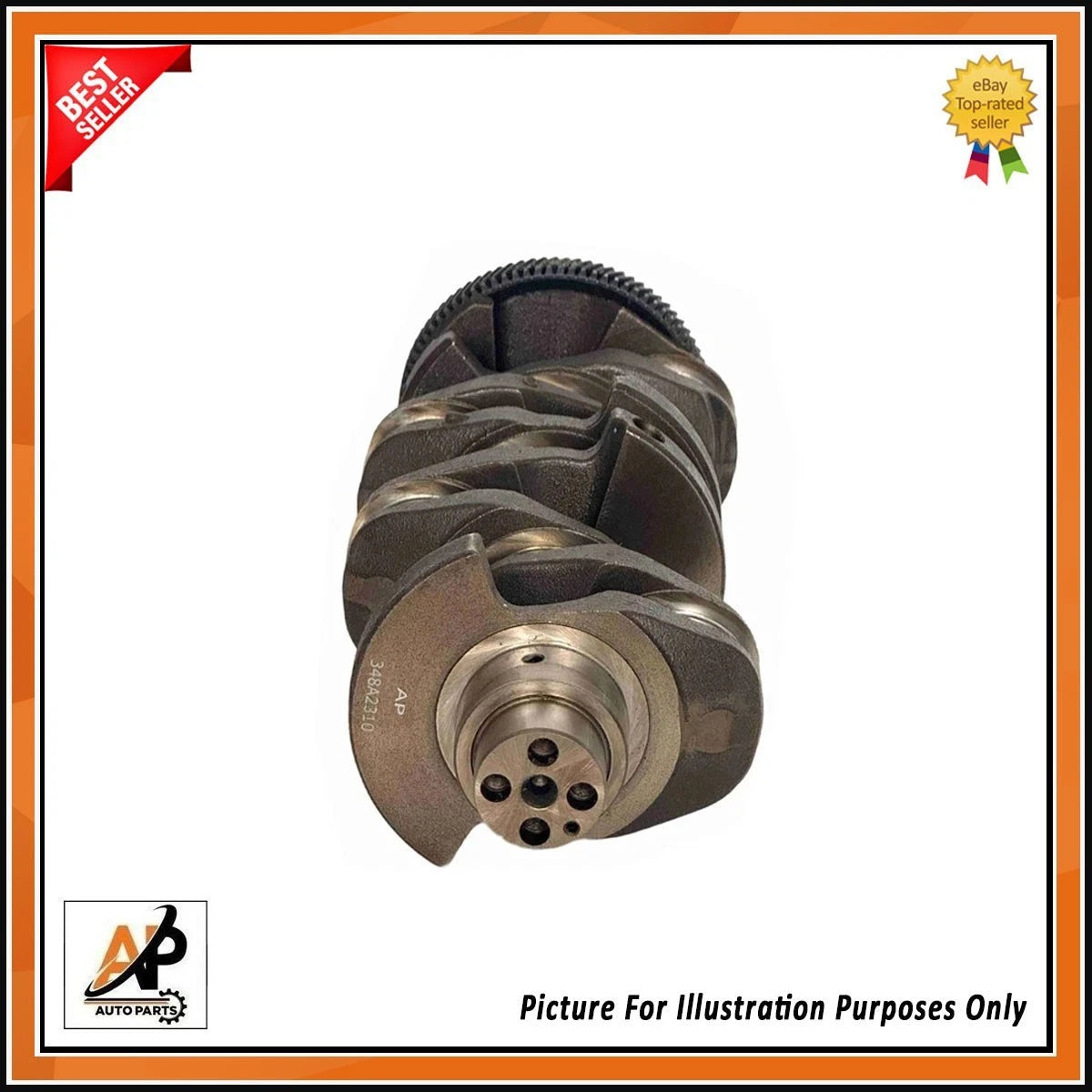 Crankshaft with Gear Twin Turbo Replacement for Jaguar Land Rover 204DTA (2016–2020)