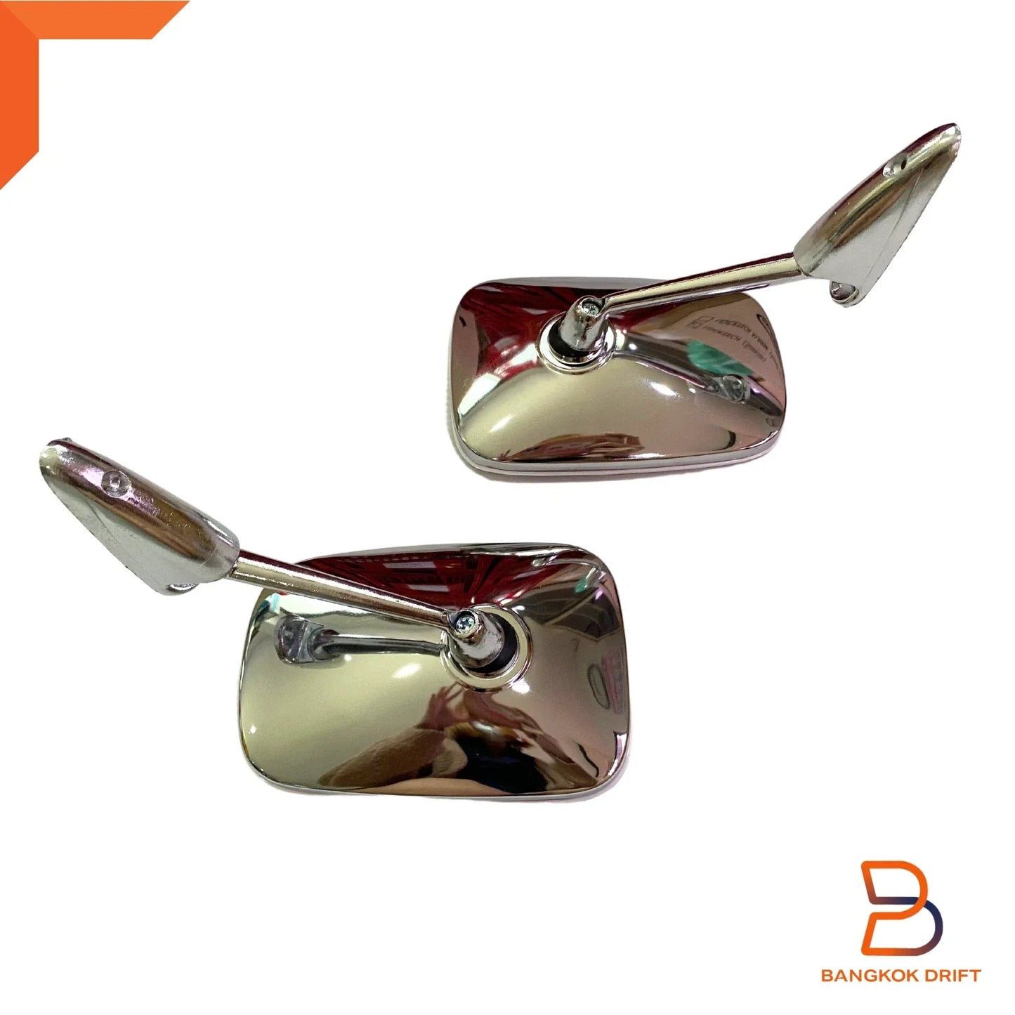 Chrome Fender Door Wing Side Mirrors  for Peugeot 504 (1968-1983)
